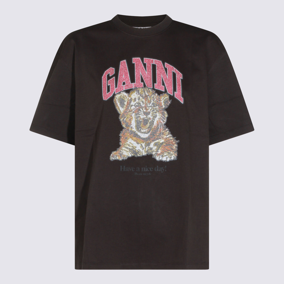 Ganni T-shirts and Polos - Phantom | 07da419fad996502e22601eb1732d635d828df6b
