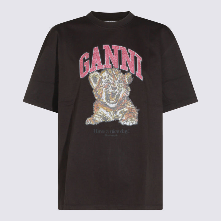 Ganni T-shirts and Polos - Phantom | 07da419fad996502e22601eb1732d635d828df6b