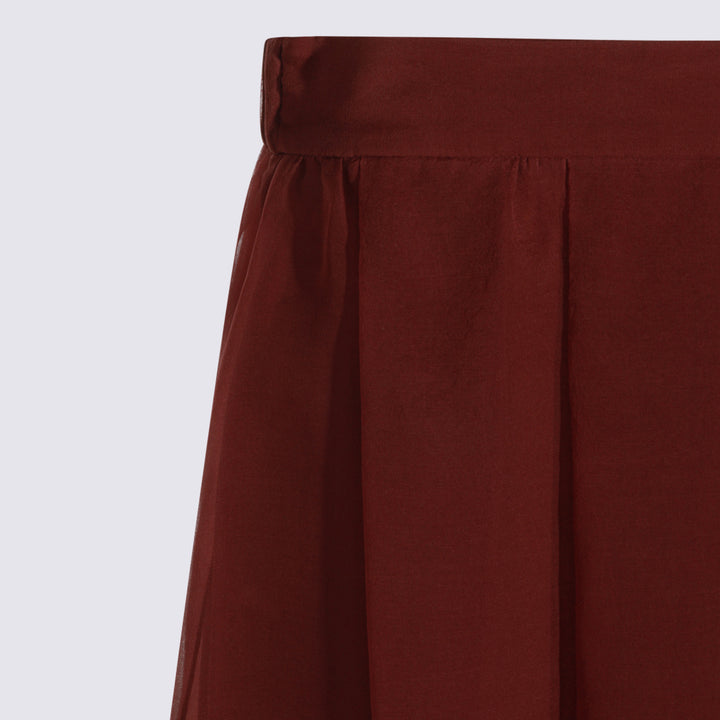 Brunello Cucinelli Skirts - CABERNET | ca27a7806c4dae8357d35b665877765f4378e151
