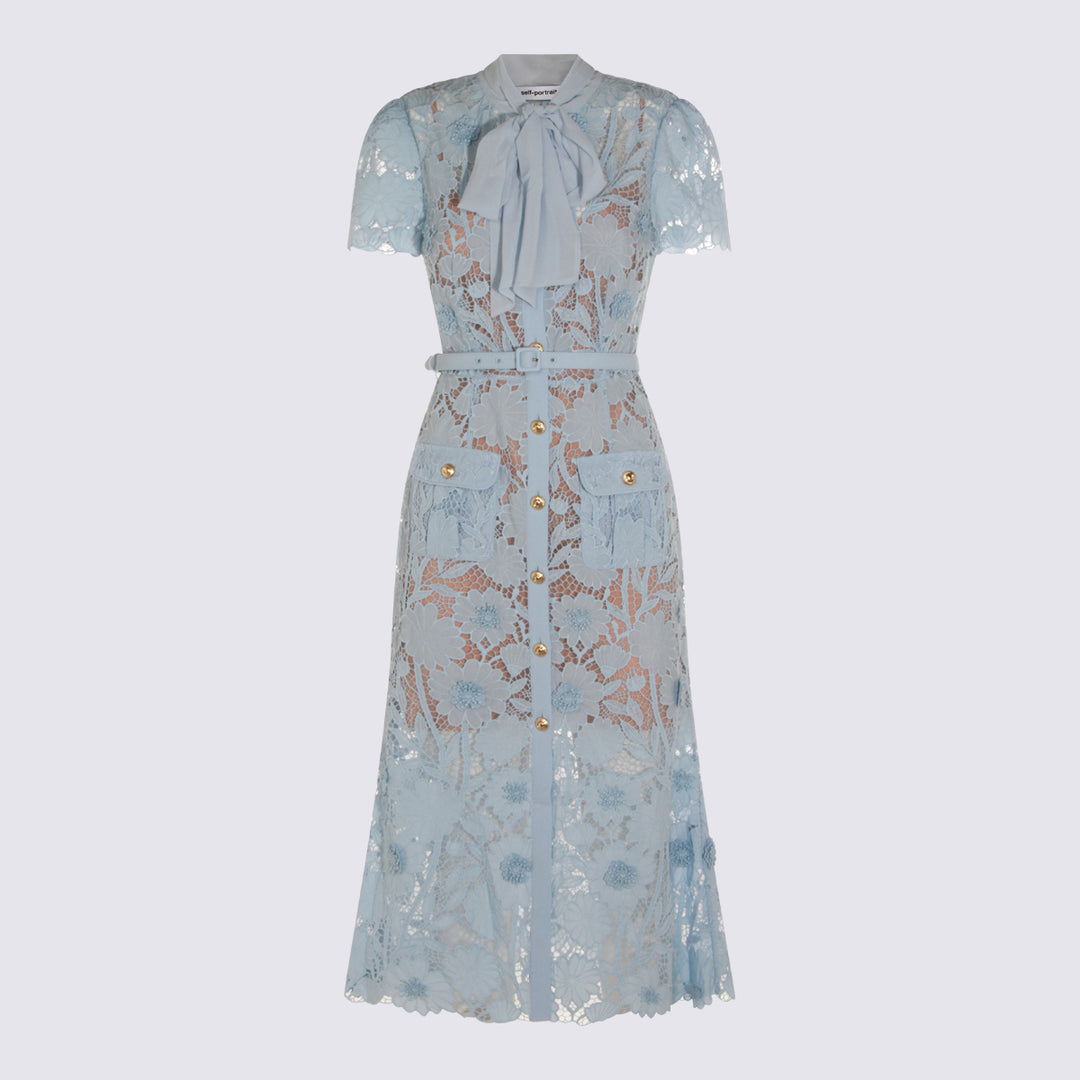Self-Portrait Dresses - Blue | e2d91def9dea22ec3beba5dd6ff08f3a67c819a7