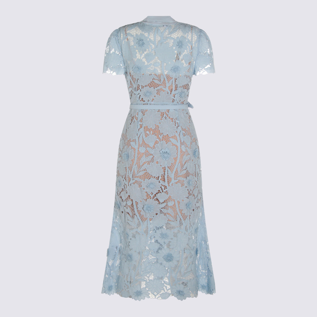 Self-Portrait Dresses - Blue | f121c007de203becaf5a33763df61eec75b794ff