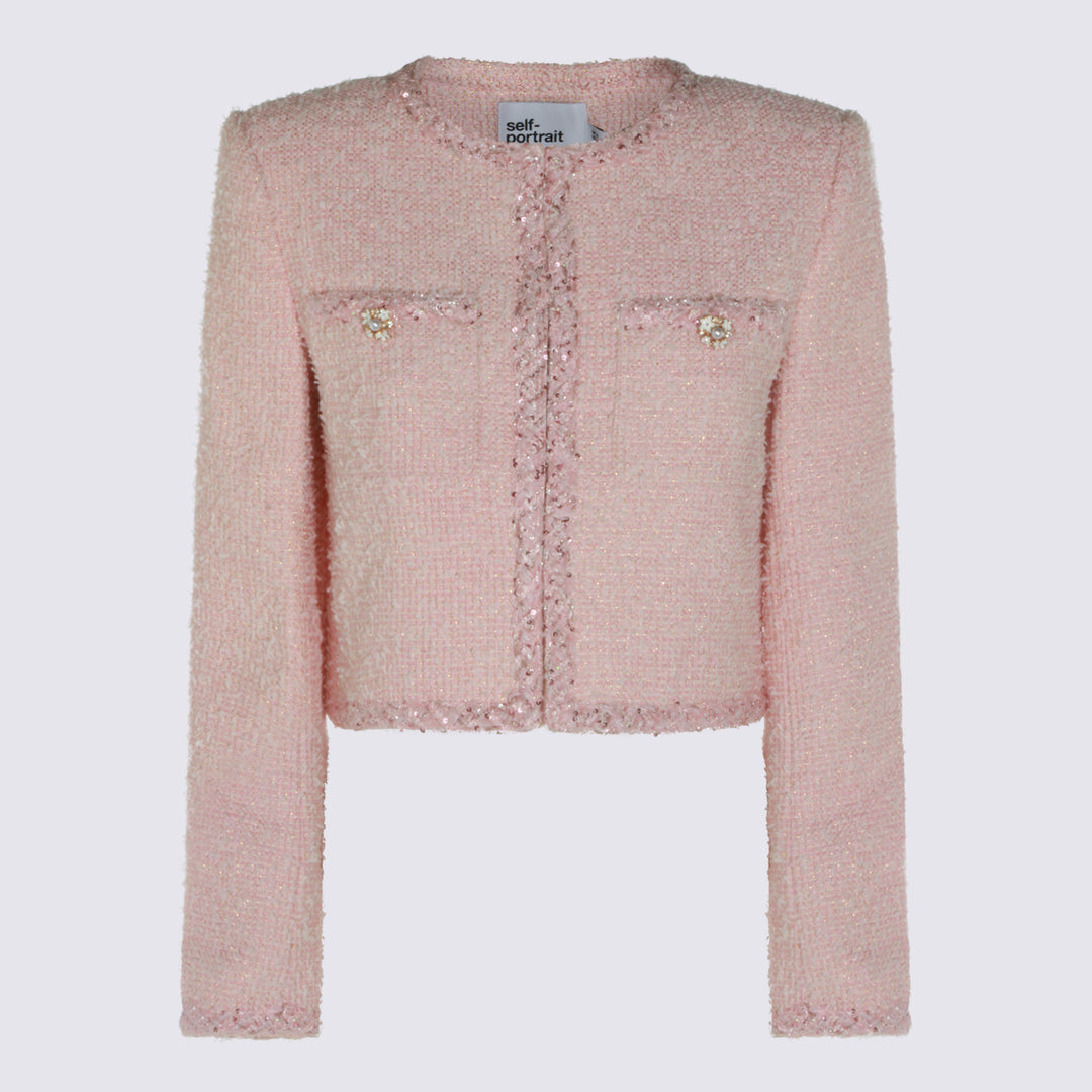 Self-Portrait Jackets - Pink | 4a9dcac1e222e3c5850dd3bd761e1c472bcd529e