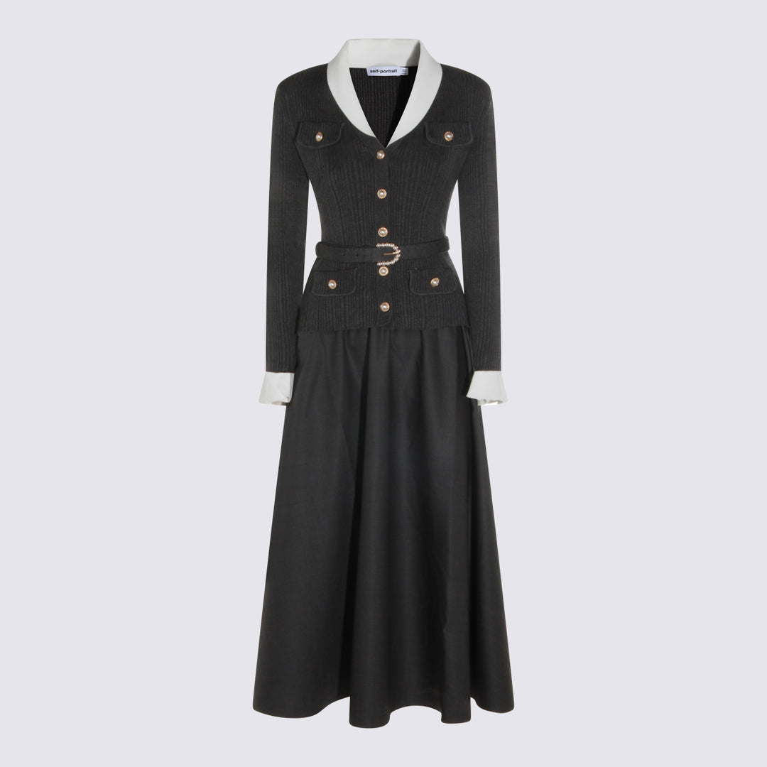 Self-Portrait Dresses - Grey | ba84ba6d108b12ce2cc78add5e4b95b3654f8592