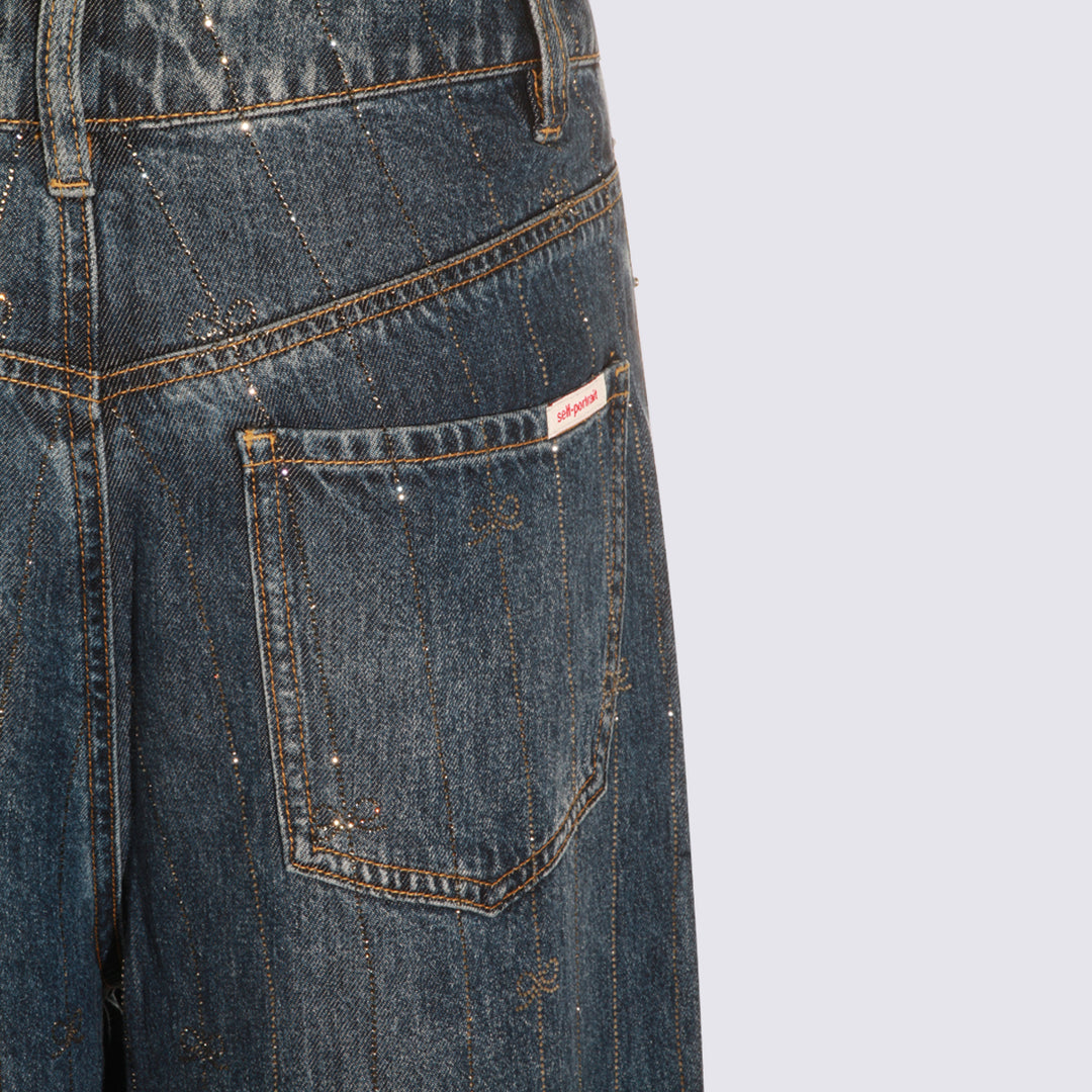 Self-Portrait Jeans - Blue | 4e1694951aa28907c326703e73cfea002e4dbe32