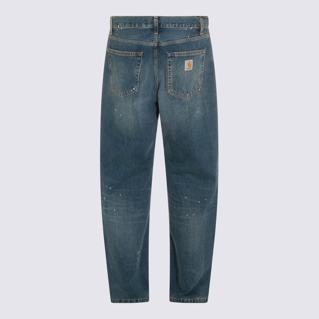Carhartt Wip Jeans - DESTROY WASH BLUE | 07a4476634213212b7f3b8640abefc5b861dd7d5