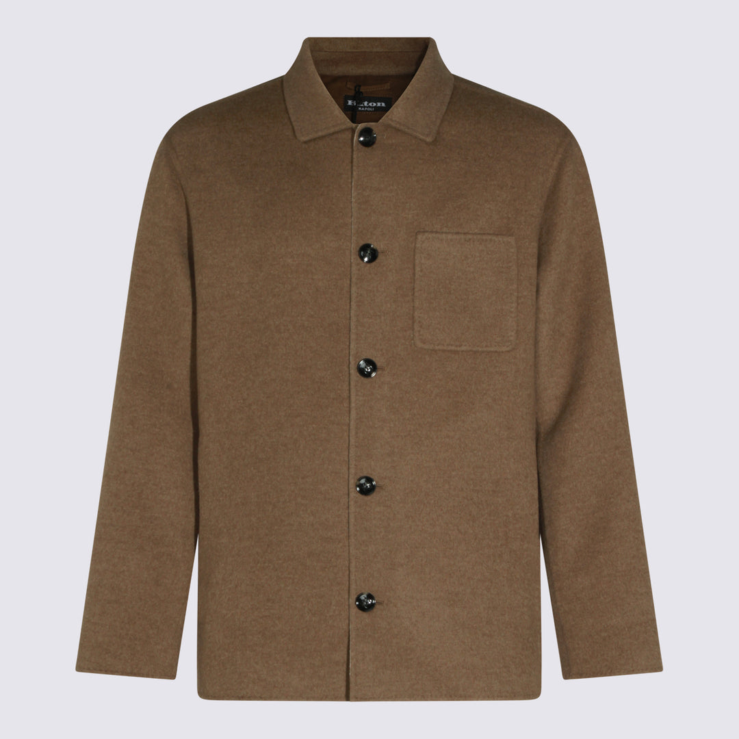 Kiton Jackets - Brown | e06a1ed3b4b2530ba08b8d598a9b4b7f652568a2