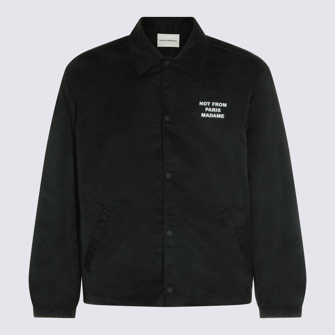 Drole De Monsieur Jackets - Black | 80adb7ae144af1ee545bd0987bc95ed7cbd28a02