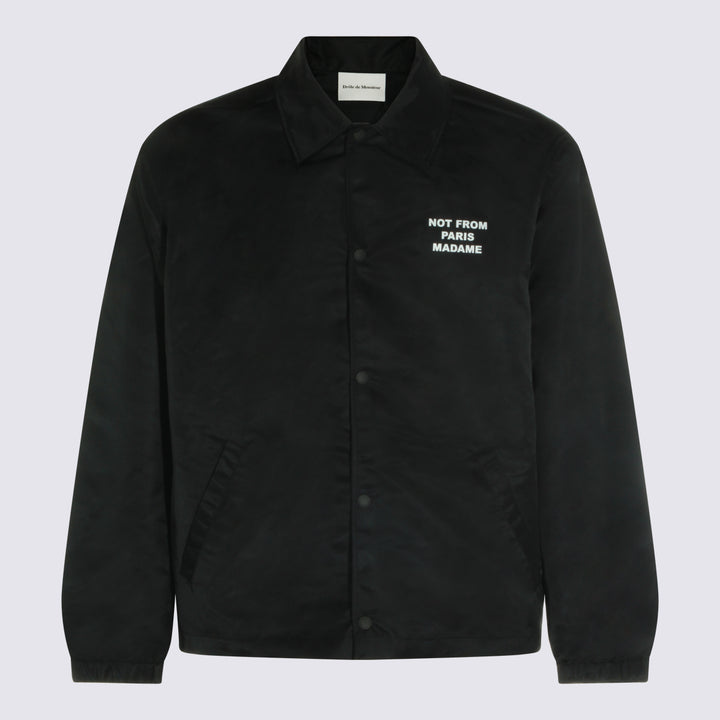 Drole De Monsieur Jackets - Black | 80adb7ae144af1ee545bd0987bc95ed7cbd28a02