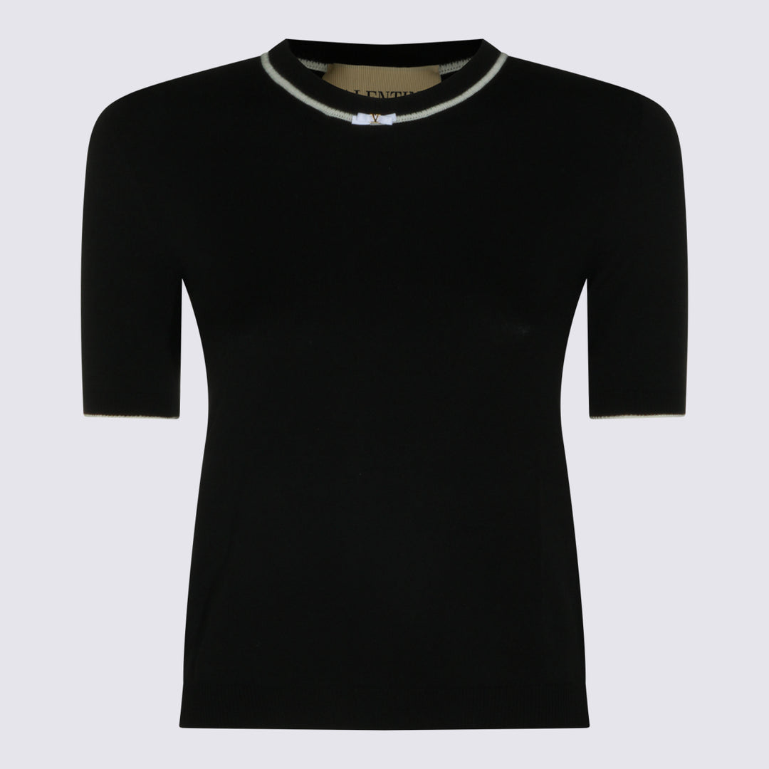 Valentino Sweaters - NERO/AVORIO | 09023316b33a3c2ea86079824db66c1393f551f6