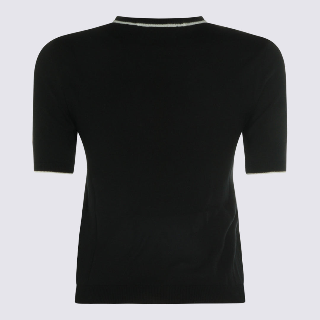 Valentino Sweaters - NERO/AVORIO | 8d8974fcdc778372f48920f352bd40f89cb67074
