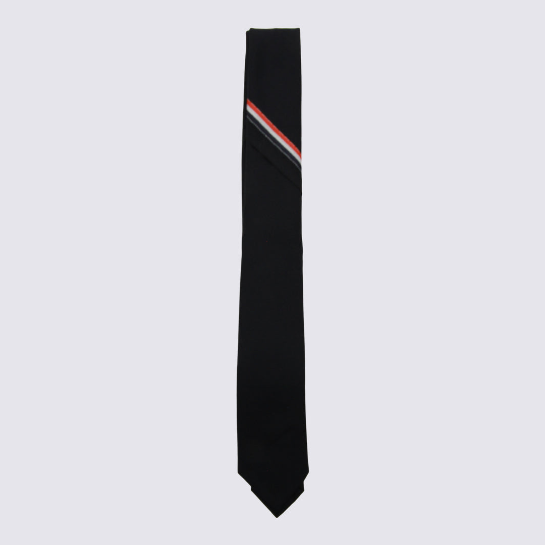 Thom Browne Ties - Navy | de72775e810b4e9b343f79ab8001968a9f15cf6e