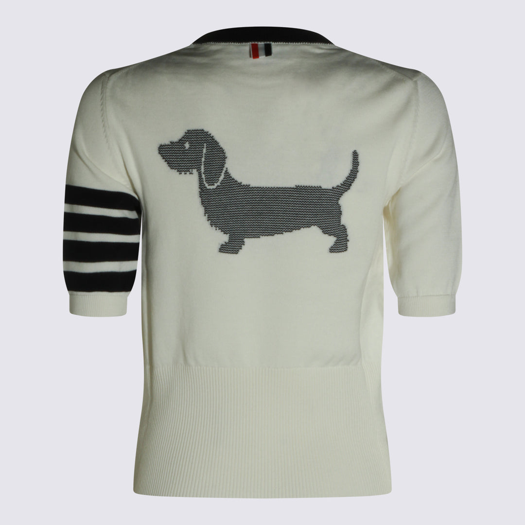 Thom Browne Sweaters - White | af2a14a268932c8b4bd7f063f5a60aeef7ae5de0