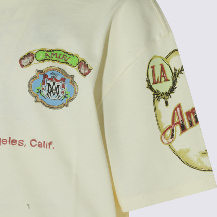 Amiri T-shirts and Polos - IVORY | c3e3f4b238ac44ae420b29f34b162f6ab7c4a834