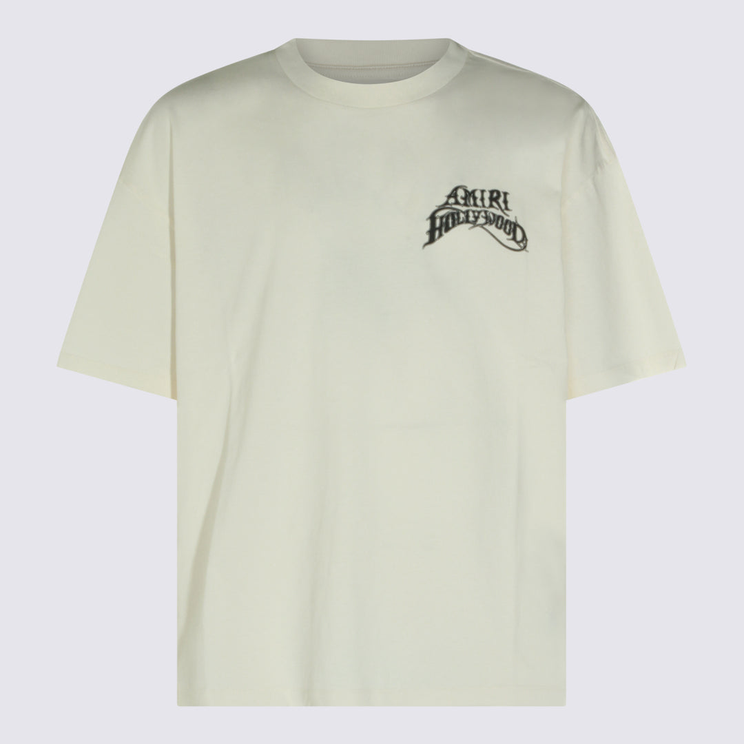 Amiri T-shirts and Polos - IVORY | a04926b8faf3016c2418abafafd596ef5fcea354