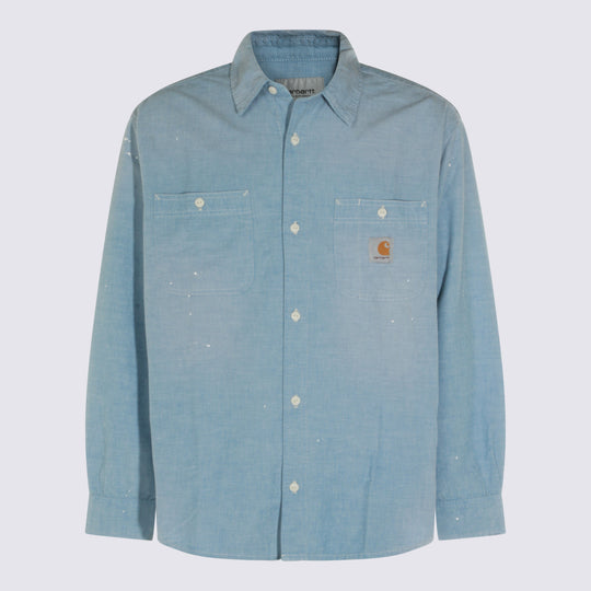 Shirts Worn Used Blue