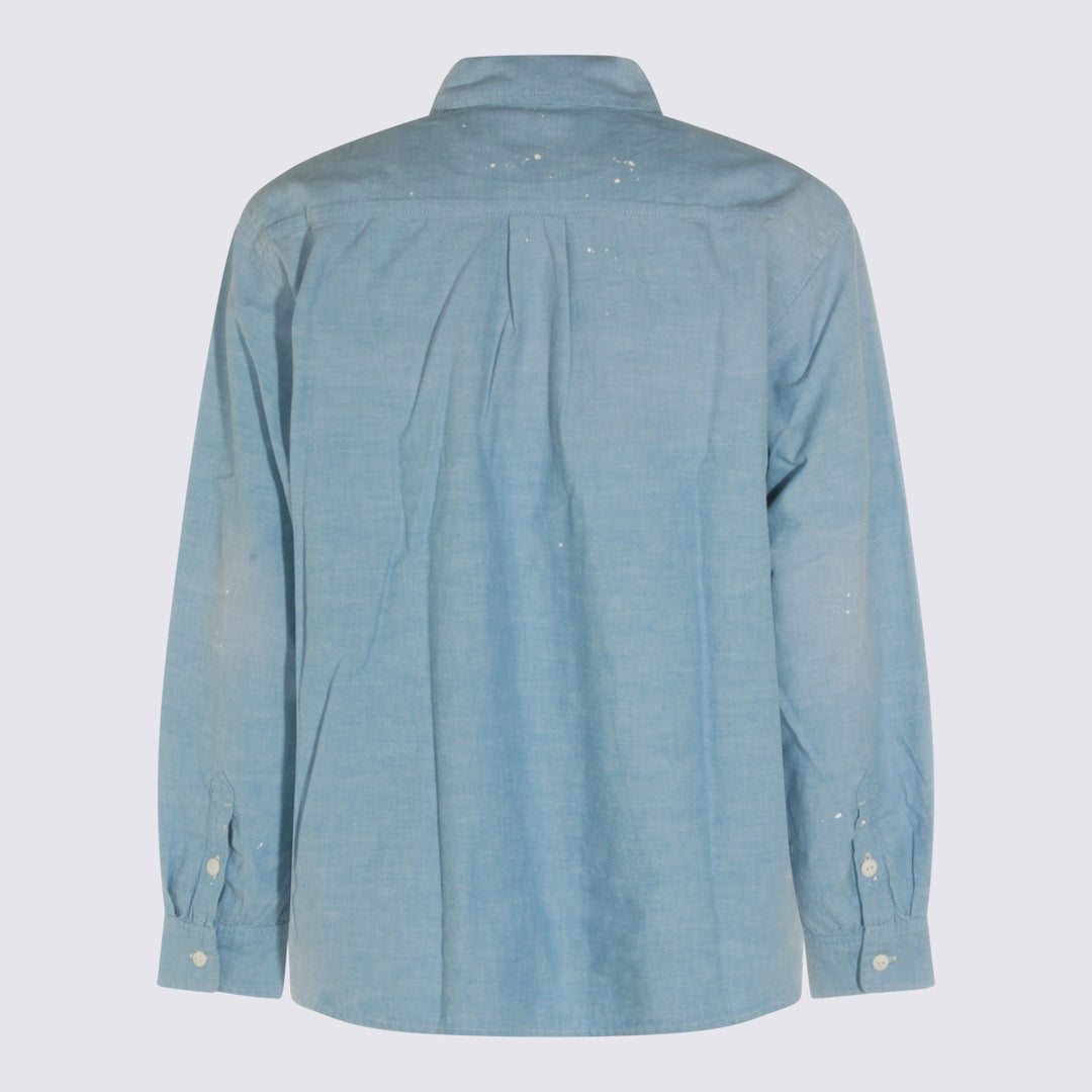 Carhartt Wip Shirts - WORN USED BLUE | 10970824628b985bc1515d18986de3c7bebcb08b