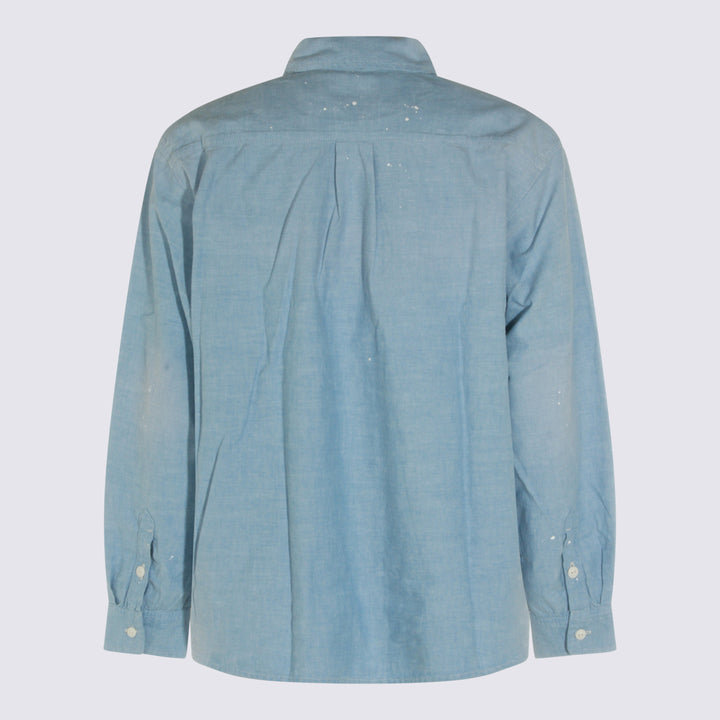 Carhartt Wip Shirts - WORN USED BLUE | 10970824628b985bc1515d18986de3c7bebcb08b