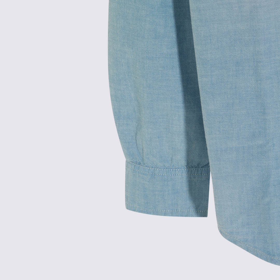 Carhartt Wip Shirts - WORN USED BLUE | e4f802530e7b3130ccd07ca63d5e6c5c37e3eb59