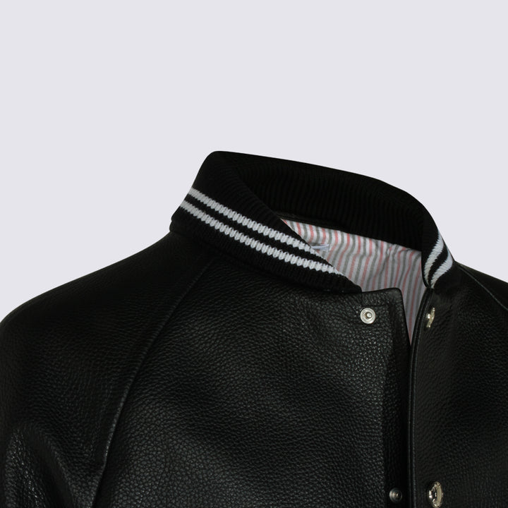 Thom Browne Jackets - Black | e2c534818aee920d3d1b3ed60cb948919069a05e