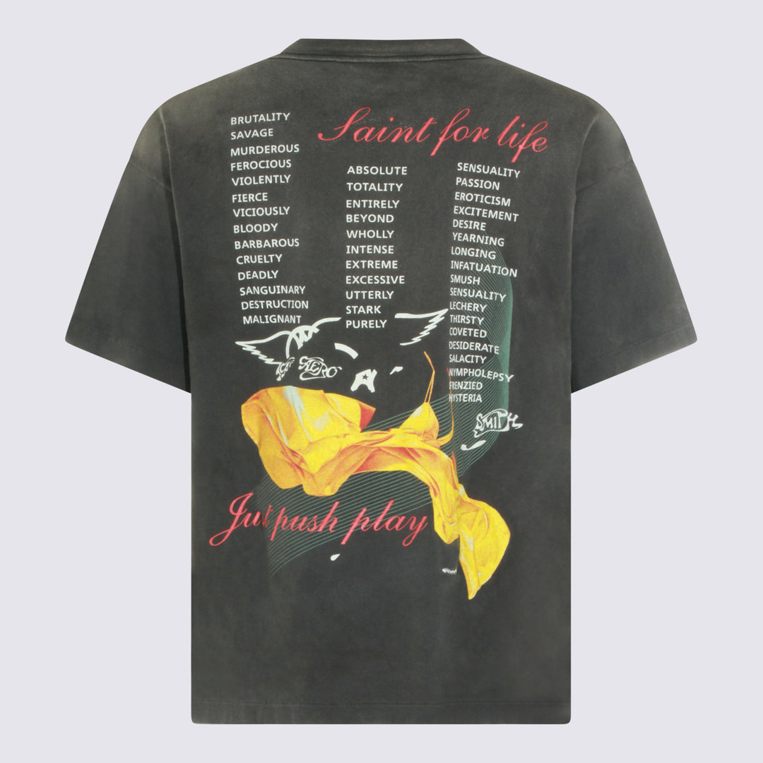 Saint Mxxxxxx T-shirts and Polos - Black | 3f5829604ea30229efbdef791b59ccddc9718a18