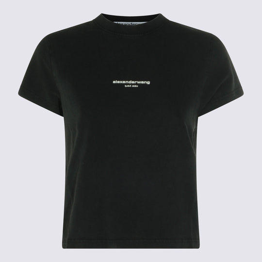 T-Shirts And Polos Washed Black