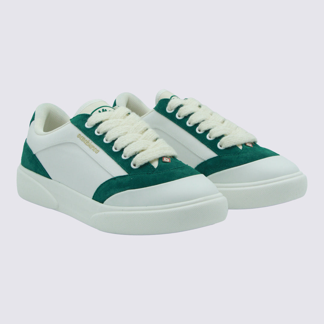 Casablanca Sneakers - WHITE/GREEN | 33d15374f9e3850b36fa66bbc8b37e8537b0c237