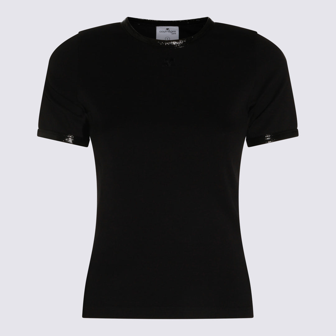 Courreges T-shirts and Polos - Black | 77f46874fd3c4a21ce3028d5c57c090ee8c46f9a