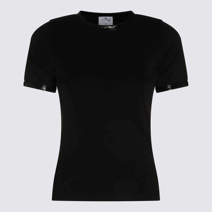 Courreges T-shirts and Polos - Black | 77f46874fd3c4a21ce3028d5c57c090ee8c46f9a