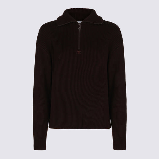 Sweaters Burnt Red