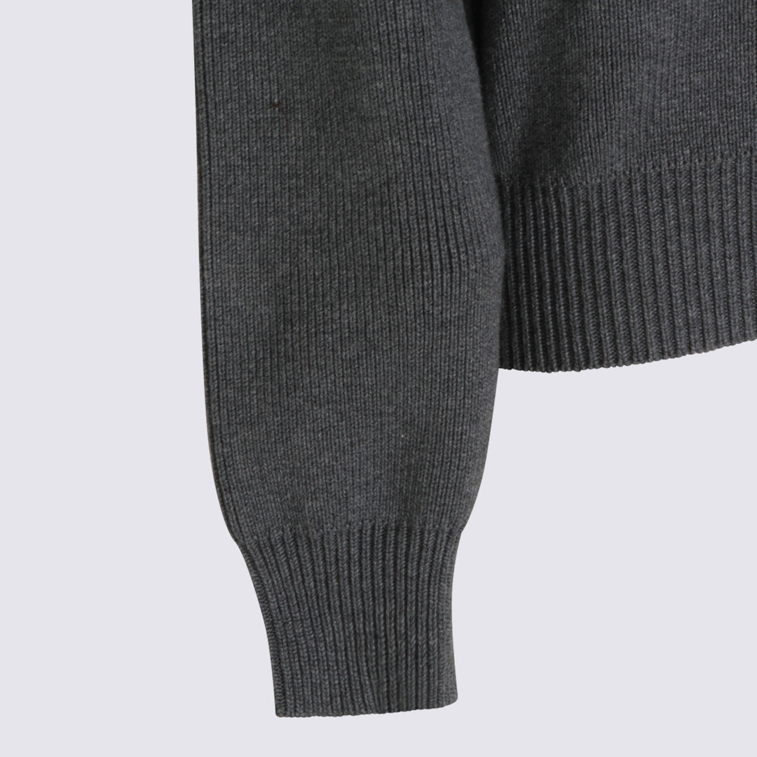 Golden Goose Sweaters - Dark Grey Melange | 93f67b3fabfea5b001161f498a33e0bb86018780