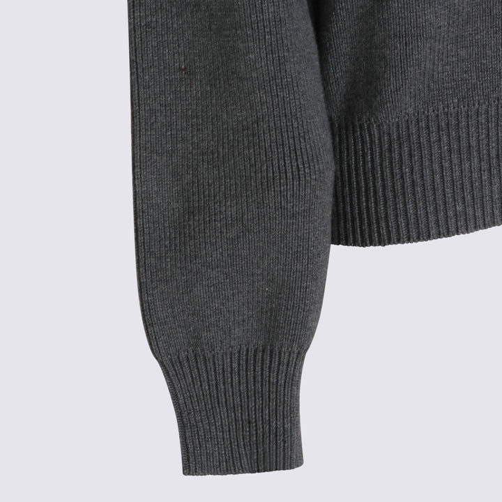 Golden Goose Sweaters - Dark Grey Melange | 93f67b3fabfea5b001161f498a33e0bb86018780