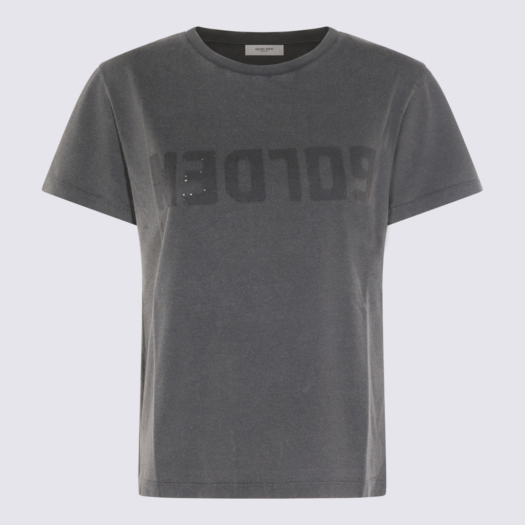 Golden Goose T-shirts and Polos - ANTHRACITE | 3f97dfa1dea0043e1ab20567ada5553e20da5dca