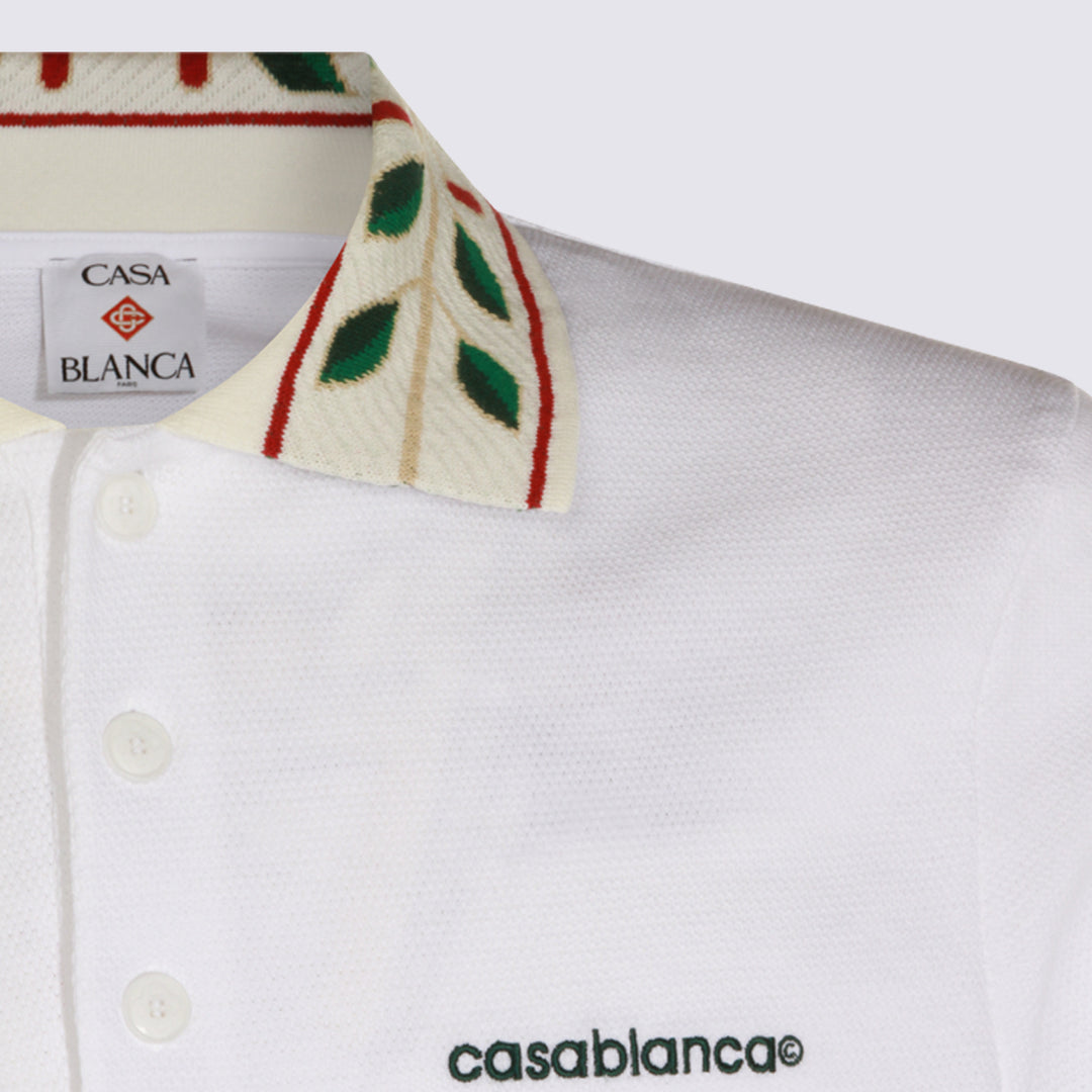 Casablanca T-shirts and Polos - White | 92b84e6b6e7321f44218ee7396aecb10bb657380