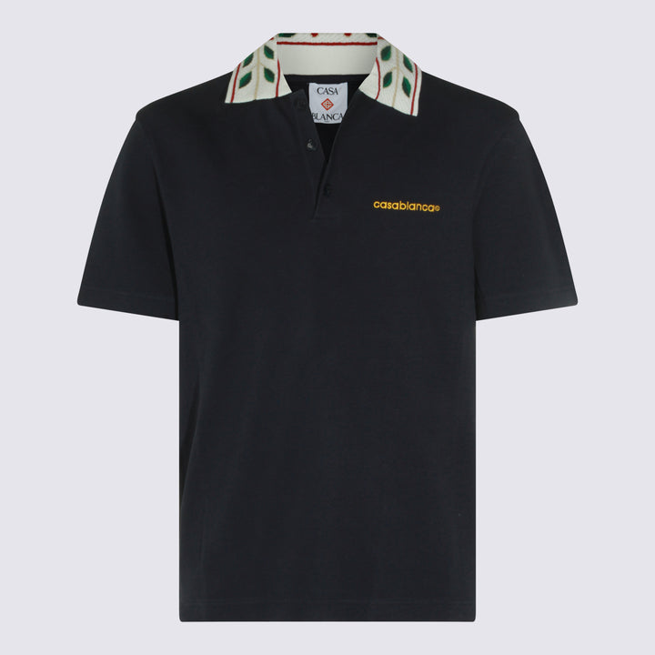 Casablanca T-shirts and Polos - Navy | 59a69bd19d8022a85fbd247b6b927301e821c572