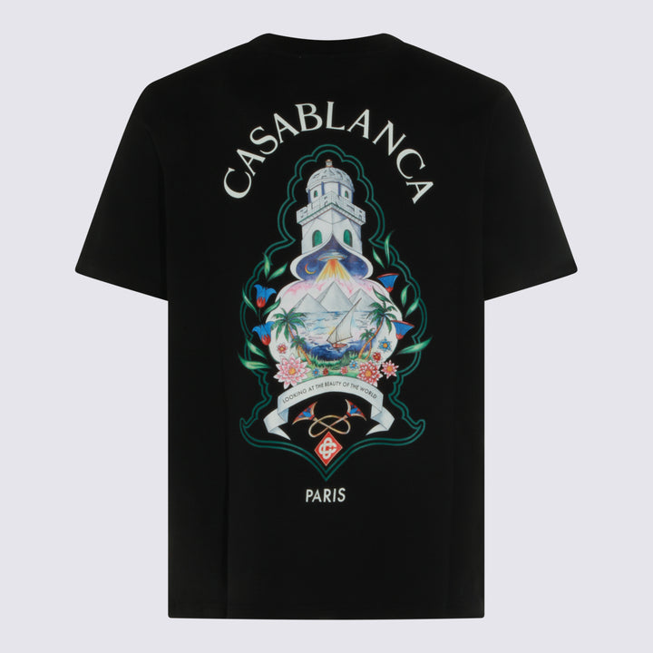 Casablanca T-shirts and Polos - Black | 7d647a9d182cfa4b6bb9a6b2288d4d7530112dd6