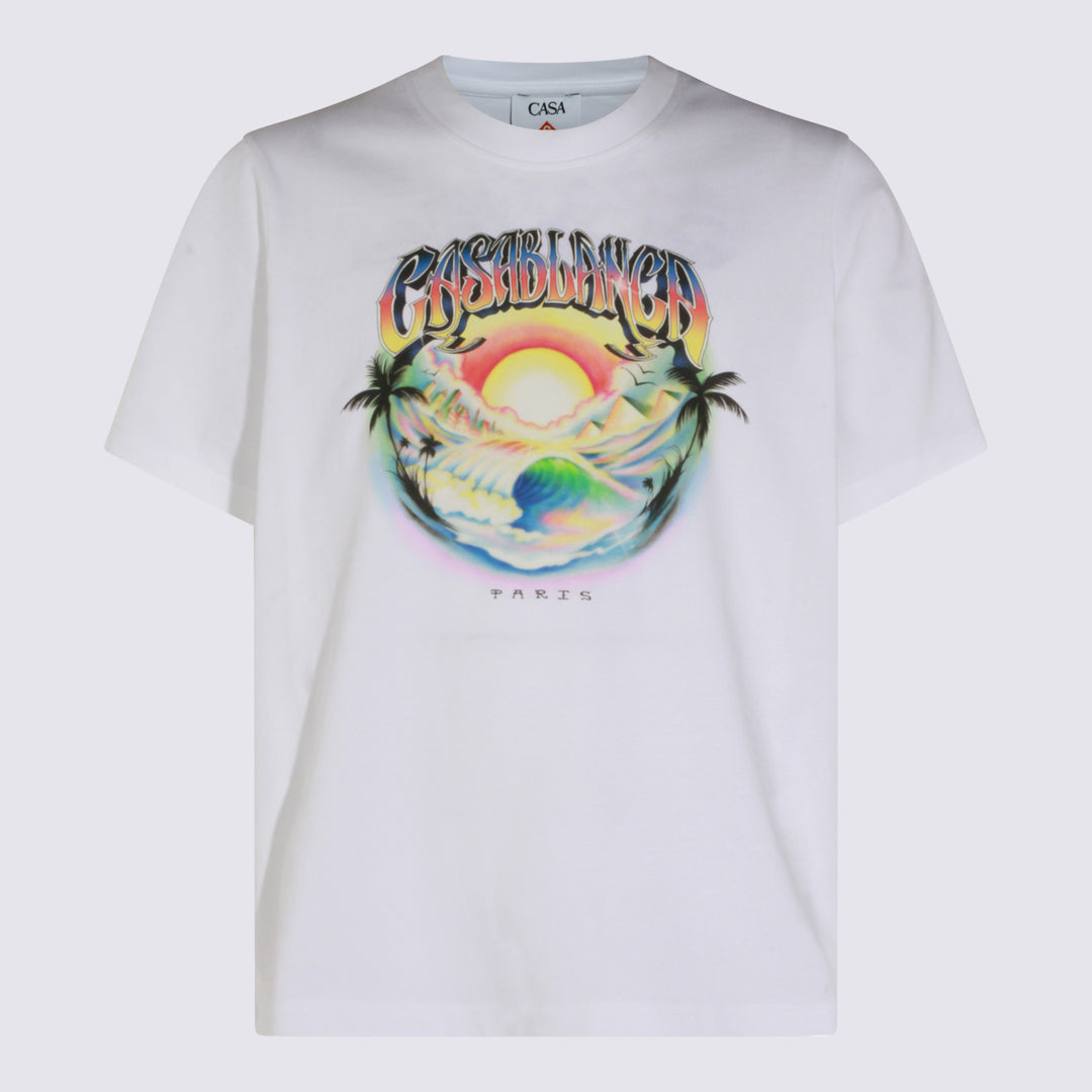 Casablanca T-shirts and Polos - White | 88fc72c8763709608d734956efb2eeb0327a1024