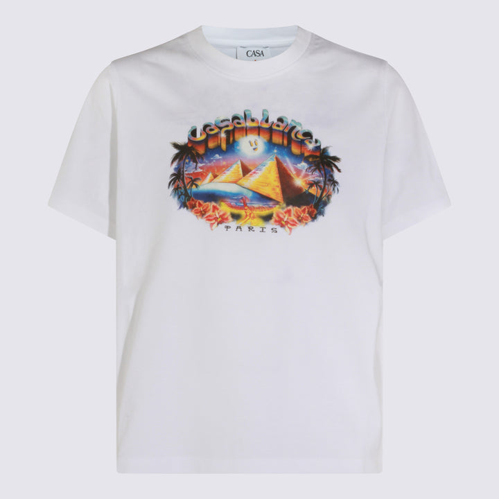 Casablanca T-shirts and Polos - White | b36f3288de6487973d7d46c131cf26a92744c83e