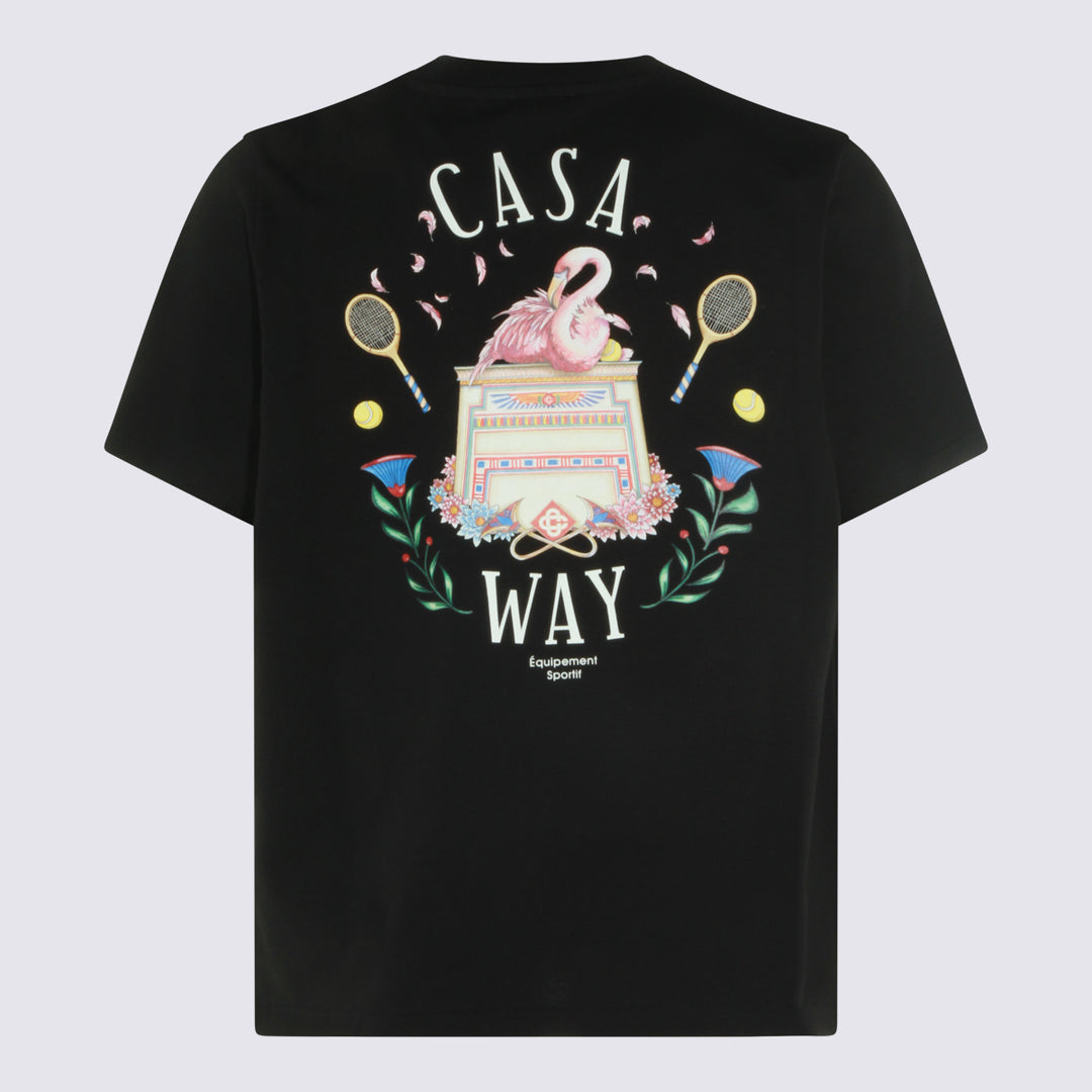 Casablanca T-shirts and Polos - Black | 6d32c214b375bae5d02bfc639f20e6a9705d1391