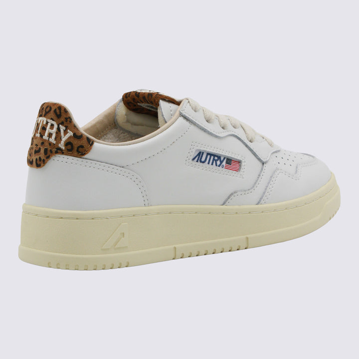 Autry Sneakers - LEA/SUECOLLEG WHT/LEO | e73b140787487ac33bcdb57401573f6dcf0acf4b
