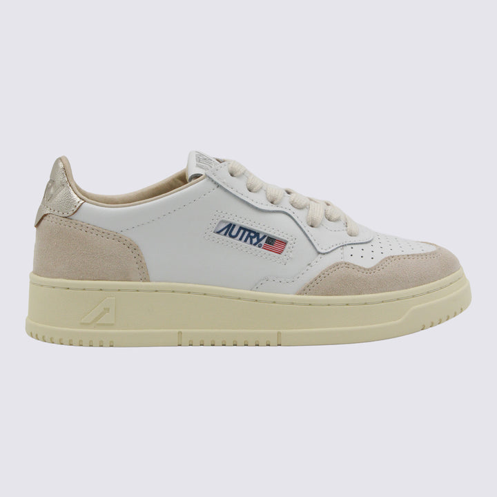 Autry Sneakers - LEAT/SUEDE WHITE/GOLD | 3b104ac72ec92d8f369b7f40ed072feced7beb32