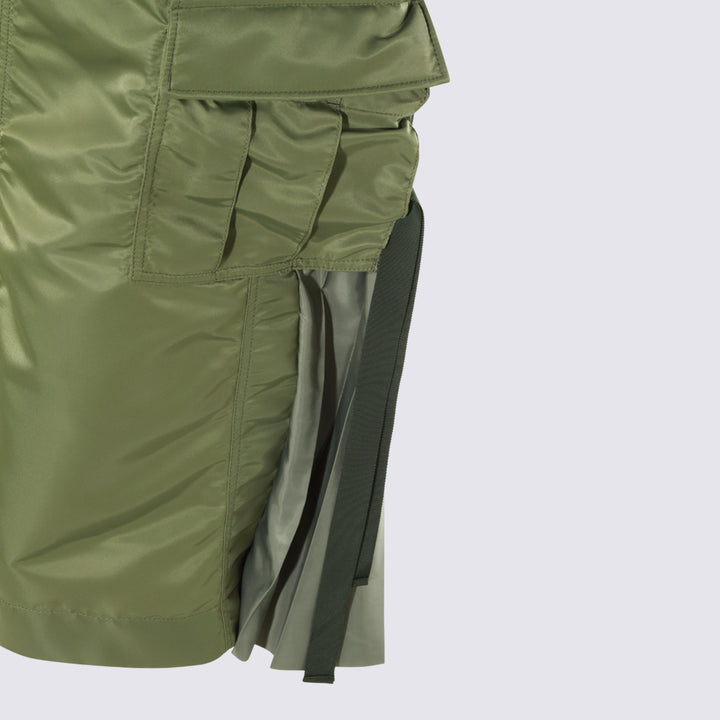 Sacai Skirts - Khaki | 64243d1083b6030aef8b793410dc3d24d1b3984b