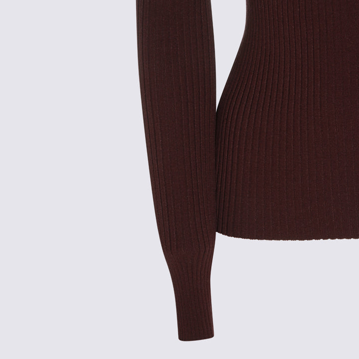 Courreges Sweaters - BURGUNDY | 9c470ef9736163799b538c7d6424a8ff8ccf6575