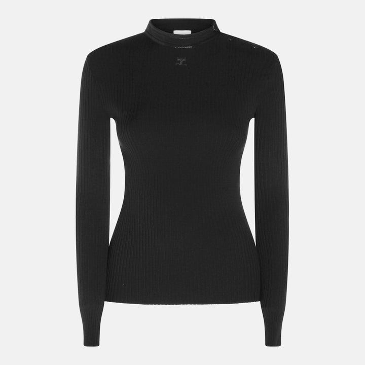 Courreges Sweaters - Black | dcd682edafcfad57e5bf207767acfd5ab976cf9d