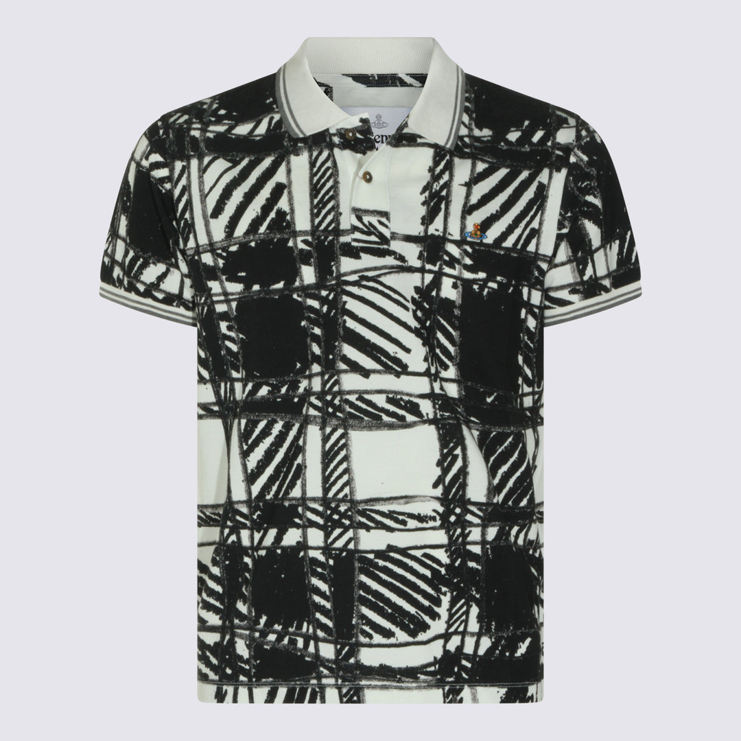 Vivienne Westwood T-shirts and Polos - BLACK SCRIBBLE CHECK | f78de2d48b7510e19977182de21e2f11639854f5