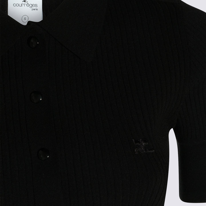 Courreges T-shirts and Polos - Black | bd8400d9f94e9034ece64ea321754dd012ad3a9b
