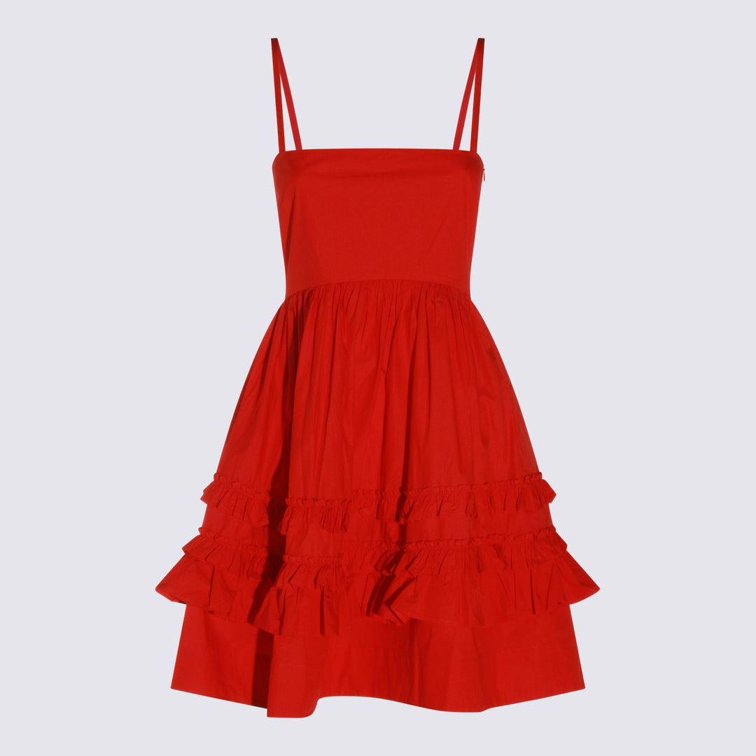 Ganni Dresses - RACING RED | c8978cd01dd486cc0546ad189ae8364deafaaae4