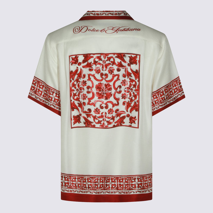 Dolce & Gabbana Shirts - RED-WHITE | 266fa795479b97dc484b83bef094479a1c7b894d