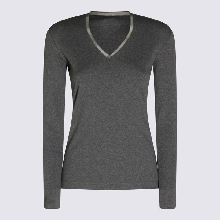 Fabiana Filippi T-shirts and Polos - Metallici e grigi | 67f61df5f97697ae3e9dea435802dbeae3d68ea2
