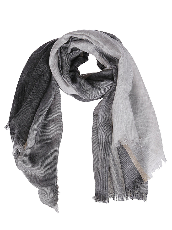 Brunello Cucinelli Scarfs - Grey | 533fc28f51e21e81f990516de39fe3410b17e24c