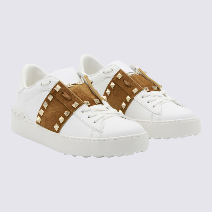 Valentino Garavani Sneakers - BIANCO/HAVANA BEIGE/BIANCO | 487da99cac1d3b089f94aac4315d49b579b40a55